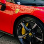 Luxury Cars - Close-up of a red sports car with sleek design p #28158029