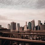 City Architecture - Urban skyline of New York City with bridges and #28638640