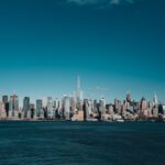 City Architecture - Stunning view of the New York City skyline with #28909155