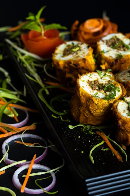 Food Aesthetics - Savor this mouthwatering paneer tikka garnished #34541595